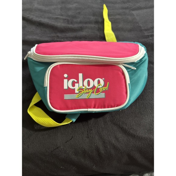 Vintage Igloo Throw Back‎ Collection "Stay Cool" Retro 90's Cooler Fanny Pack - Picture 1 of 6